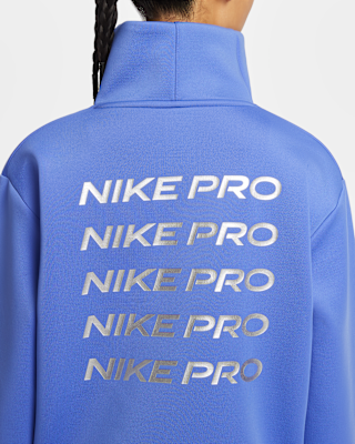 NIKE公式】ナイキ プロ ウィメンズ クロップド ハーフジップ トップ